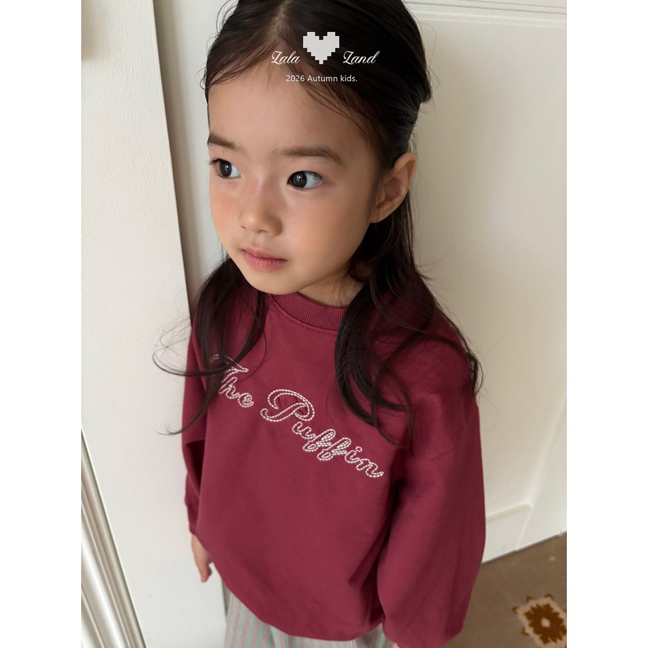 🇰🇷韓國童裝｜2026秋款🍂LALALAND英文字母衛衣上衣-細節圖9