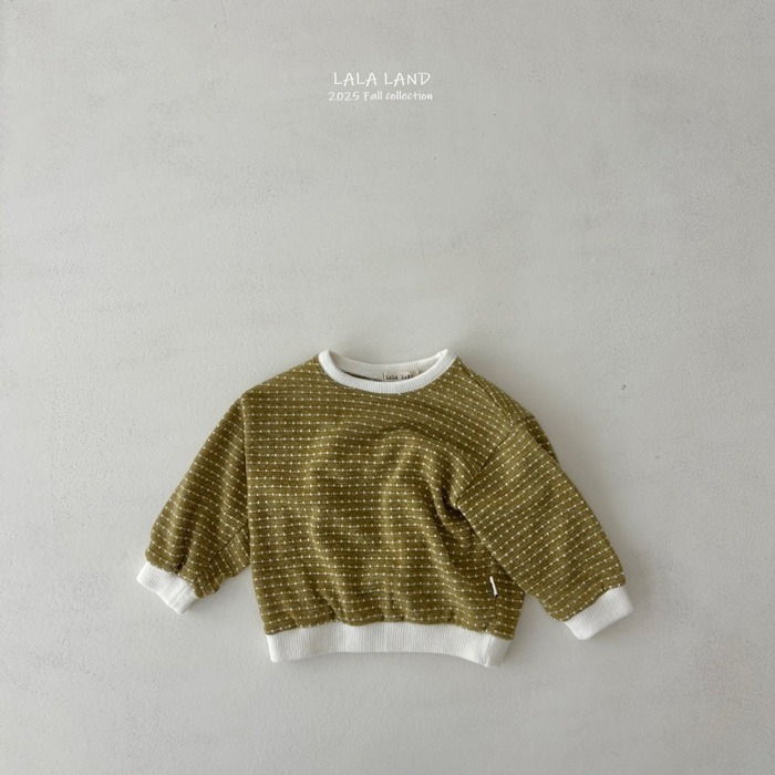 🇰🇷韓國童裝｜2025秋款🍂LALALAND點點針織衫-細節圖3