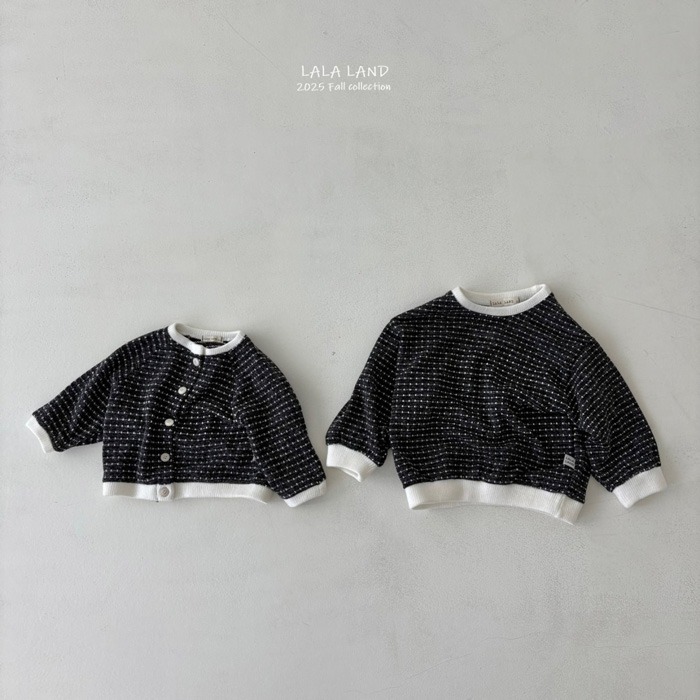🇰🇷韓國童裝｜2025秋款🍂LALALAND點點針織衫-細節圖5