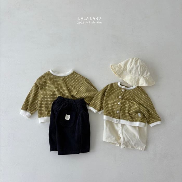 🇰🇷韓國童裝｜2025秋款🍂LALALAND點點針織衫-細節圖6