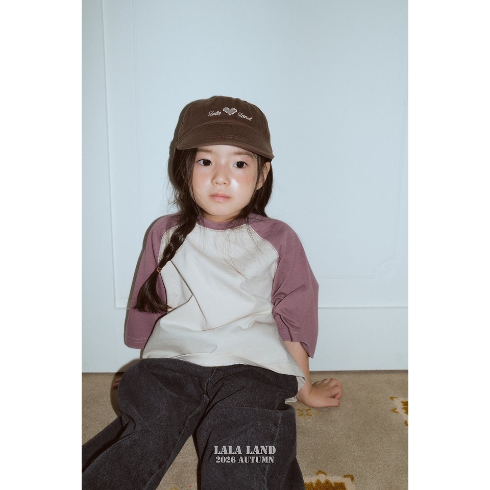 🇰🇷韓國童裝｜2026秋款🍂LALALAND品牌插肩袖上衣-細節圖4