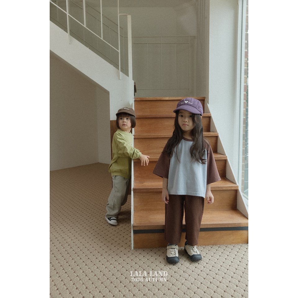 🇰🇷韓國童裝｜2026秋款🍂LALALAND品牌插肩袖上衣-細節圖9