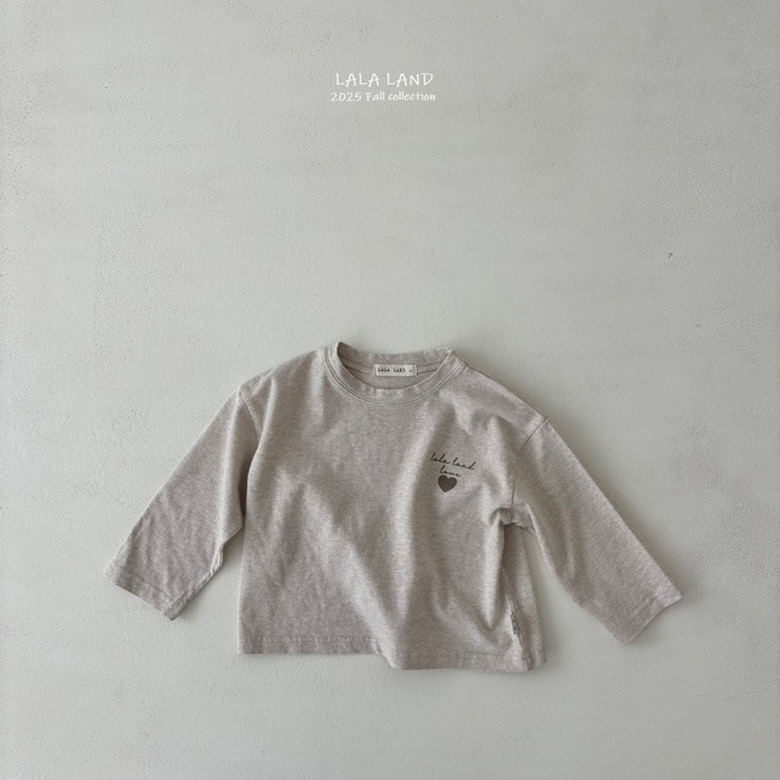 🇰🇷韓國童裝｜2025秋款🍂LALALAND品牌愛心素T-規格圖11