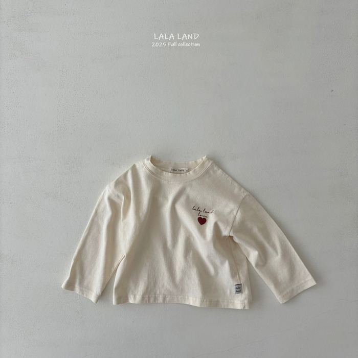 🇰🇷韓國童裝｜2025秋款🍂LALALAND品牌愛心素T-規格圖11