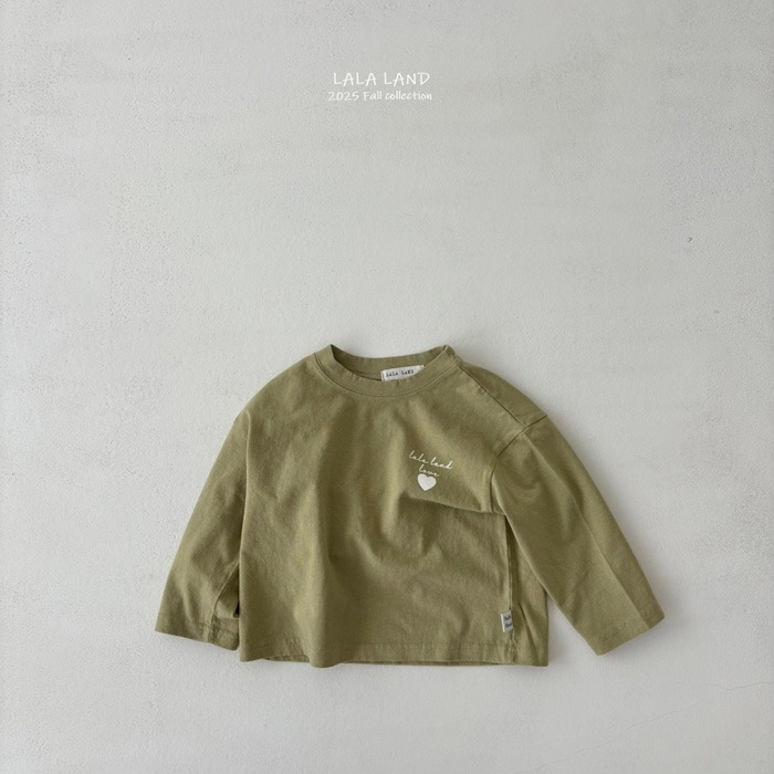 🇰🇷韓國童裝｜2025秋款🍂LALALAND品牌愛心素T-規格圖11