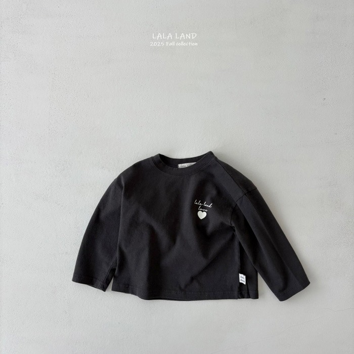 🇰🇷韓國童裝｜2025秋款🍂LALALAND品牌愛心素T-規格圖11