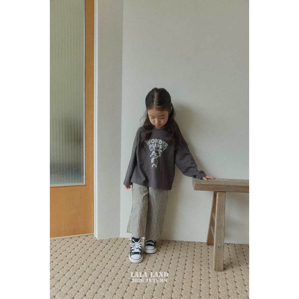 🇰🇷韓國童裝｜2026秋款🍂LALALAND自拍狗狗衛衣上衣-細節圖7
