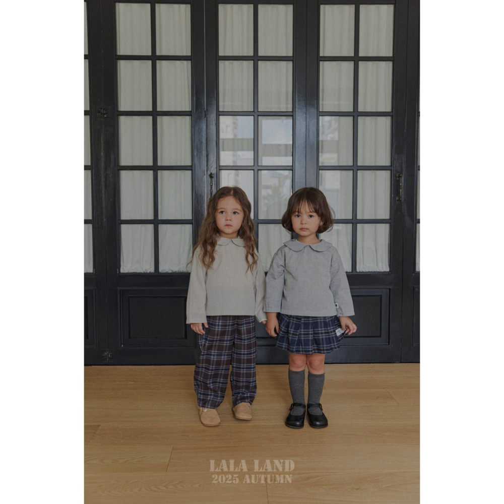 🇰🇷韓國童裝｜2025秋款🍂LALALAND格紋褲-細節圖4