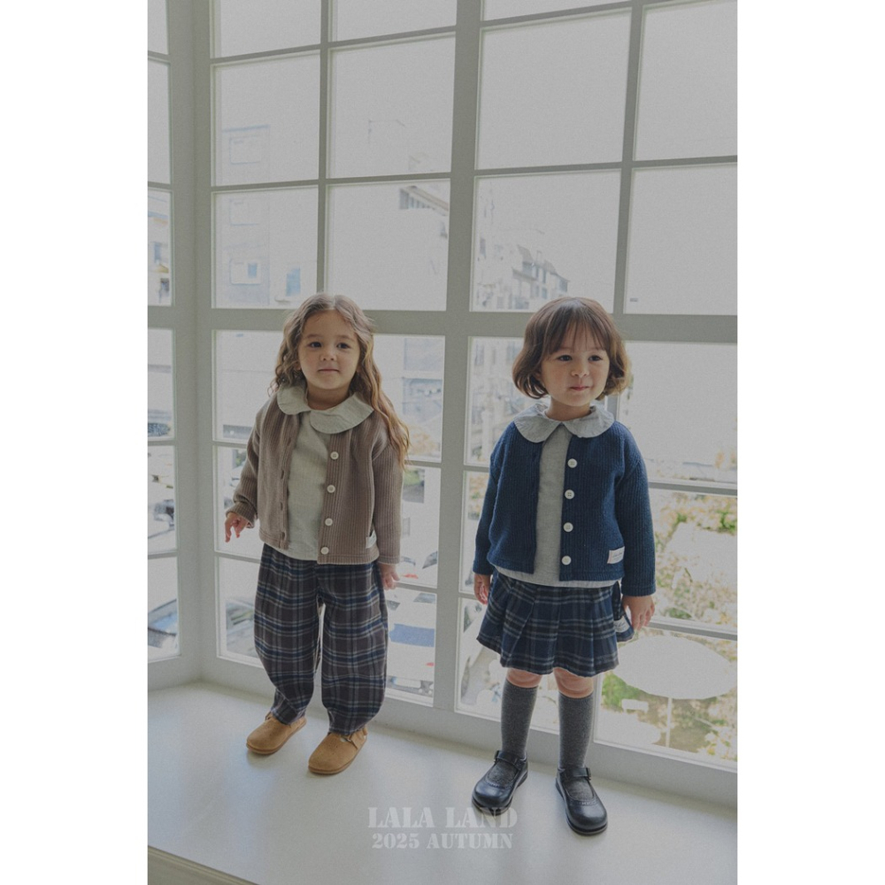 🇰🇷韓國童裝｜2025秋款🍂LALALAND格紋褲-細節圖6
