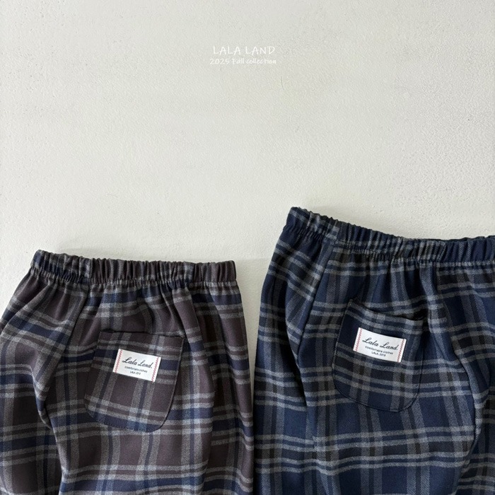 🇰🇷韓國童裝｜2025秋款🍂LALALAND格紋褲-細節圖8