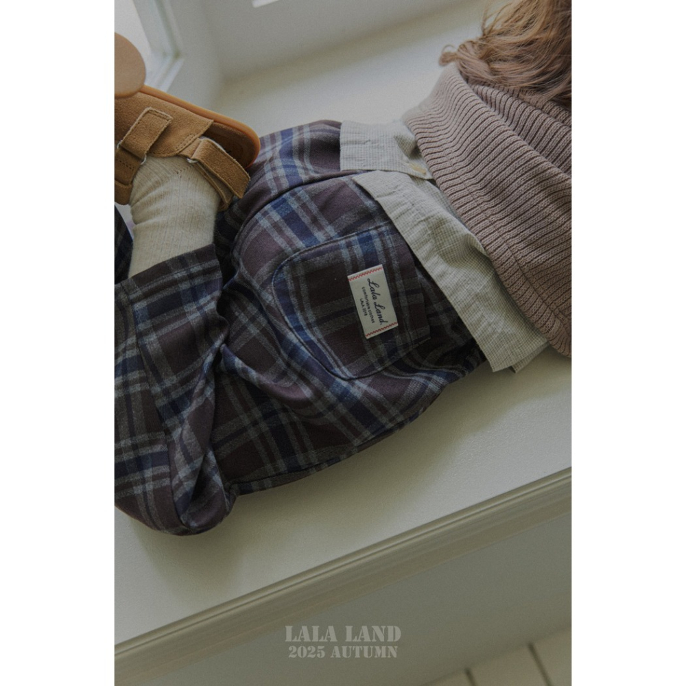 🇰🇷韓國童裝｜2025秋款🍂LALALAND格紋褲-細節圖11