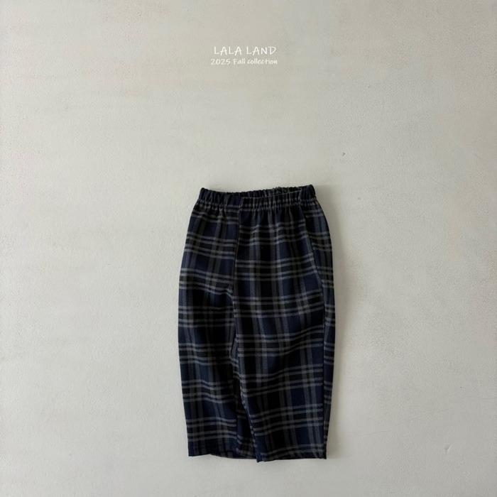 🇰🇷韓國童裝｜2025秋款🍂LALALAND格紋褲-規格圖11