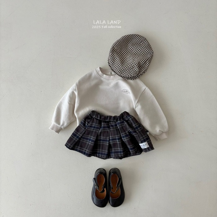 🇰🇷韓國童裝｜2025秋款🍂LALALAND格紋裙褲-細節圖7