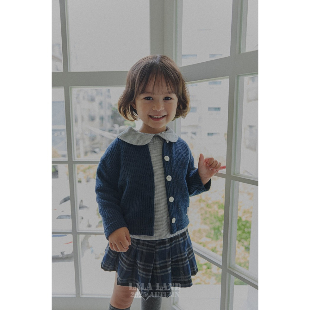 🇰🇷韓國童裝｜2025秋款🍂LALALAND格紋裙褲-細節圖9