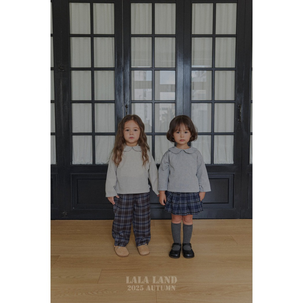 🇰🇷韓國童裝｜2025秋款🍂LALALAND格紋裙褲-細節圖10