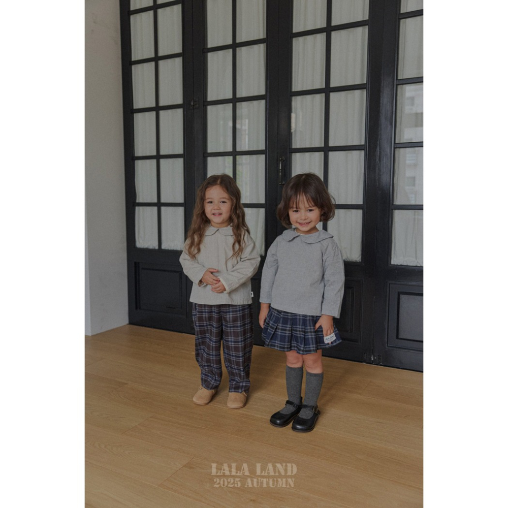 🇰🇷韓國童裝｜2025秋款🍂LALALAND格紋裙褲-細節圖11