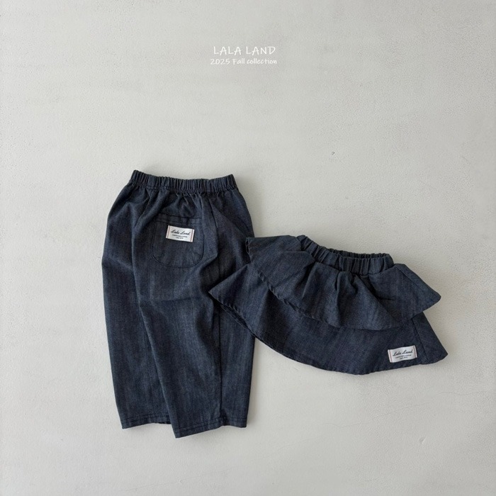 🇰🇷韓國童裝｜2025秋款🍂LALALAND牛仔寬褲-細節圖5