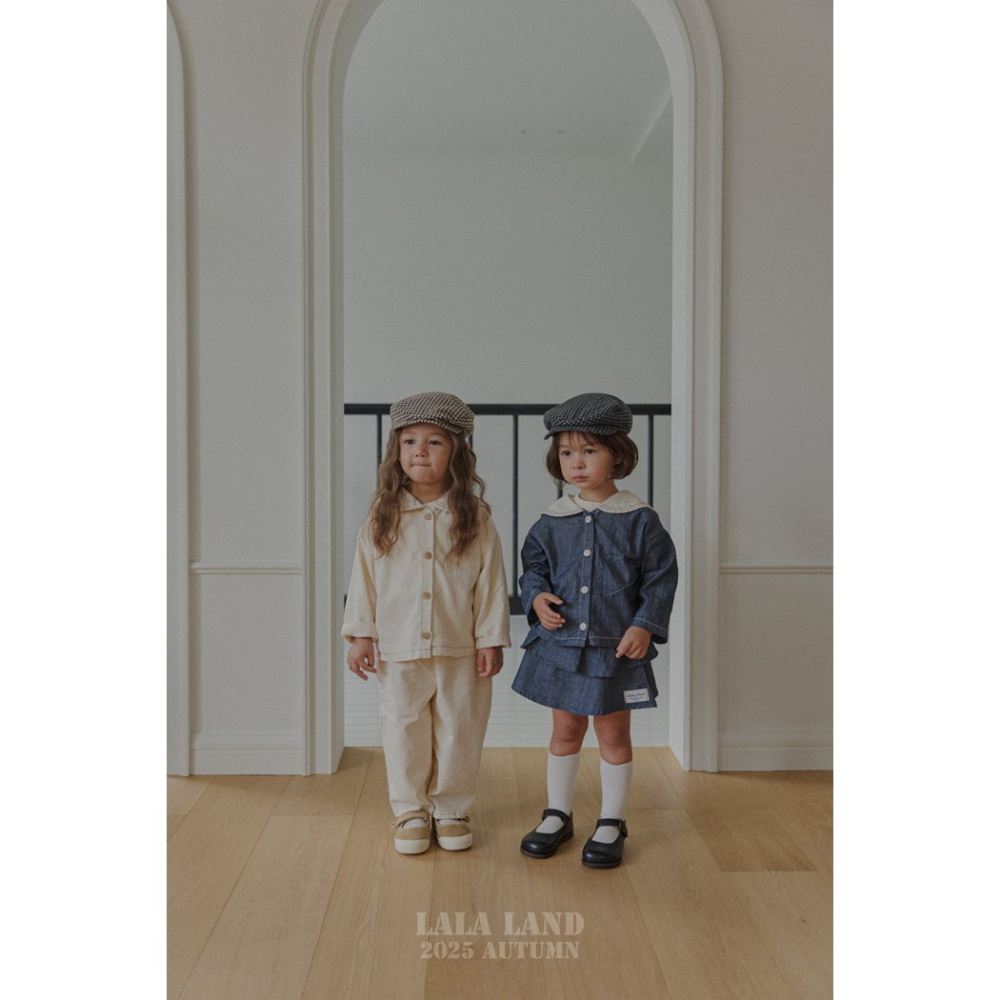 🇰🇷韓國童裝｜2025秋款🍂LALALAND牛仔寬褲-細節圖9
