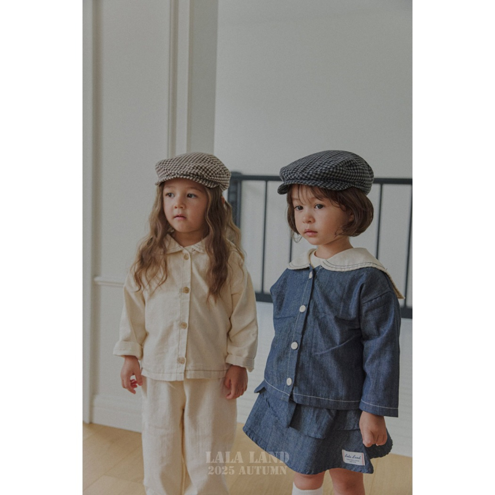 🇰🇷韓國童裝｜2025秋款🍂LALALAND牛仔寬褲-細節圖10