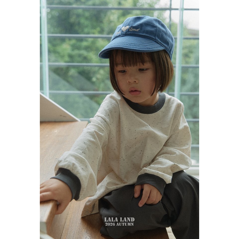🇰🇷韓國童裝｜2026秋款🍂LALALAND星星/Oreo斑點衛衣上衣-細節圖5