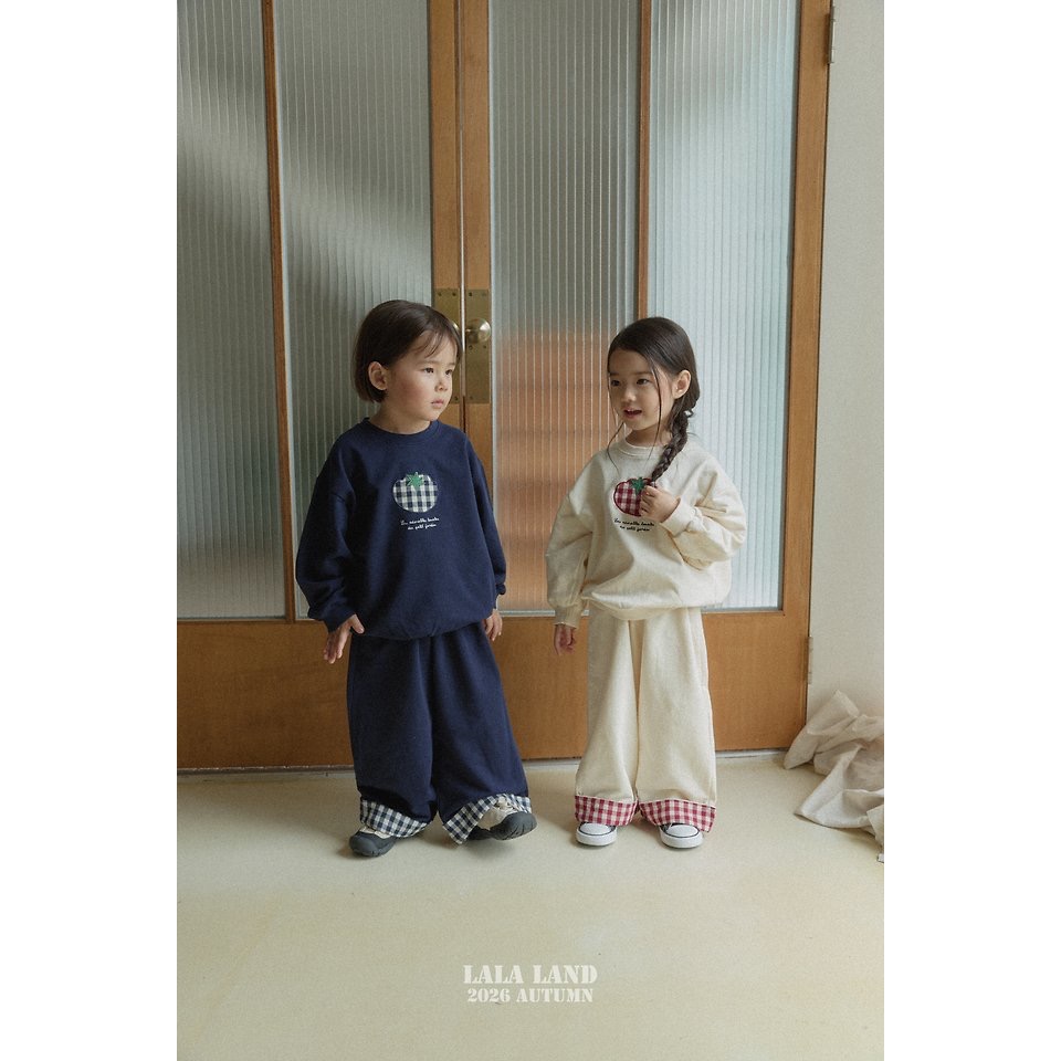 🇰🇷韓國童裝｜2026秋款🍂LALALAND番茄衛衣上衣-細節圖9