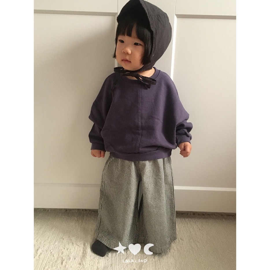 🇰🇷韓國童裝｜2026秋款🍂LALALAND細條紋寬褲-細節圖7