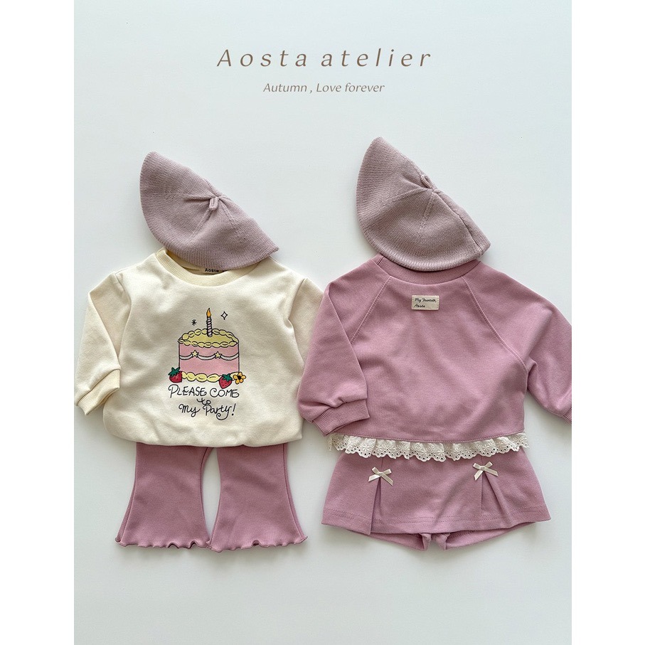 🇰🇷韓國童裝｜2025秋款🍂AOSTA針織貝雷帽-細節圖7