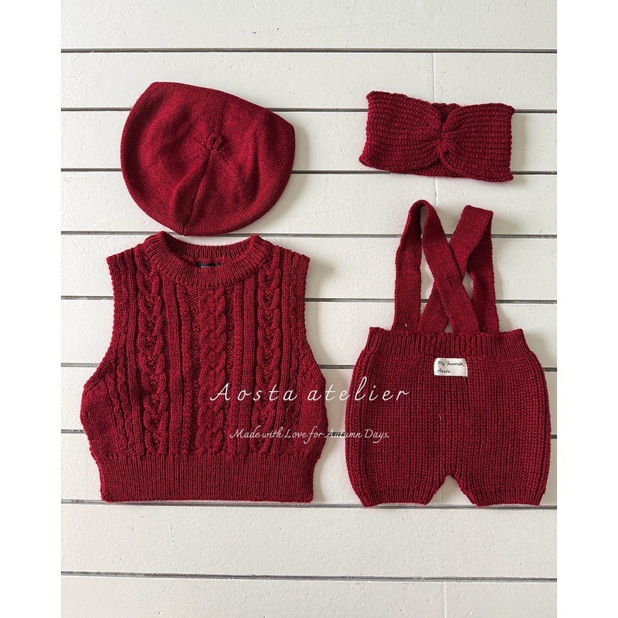 🇰🇷韓國童裝｜2025秋款🍂AOSTA針織背心-細節圖4