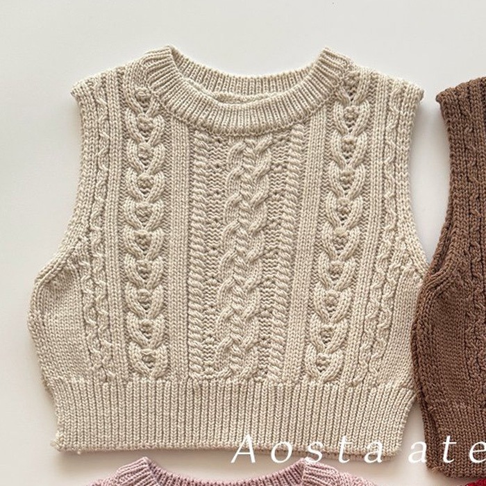 🇰🇷韓國童裝｜2025秋款🍂AOSTA針織背心-規格圖11
