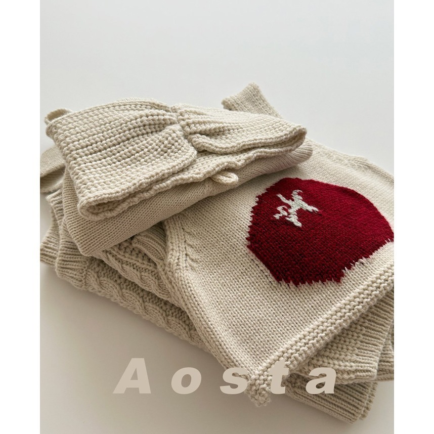 🇰🇷韓國童裝｜2025秋款🍂AOSTA針織短版背心-細節圖3