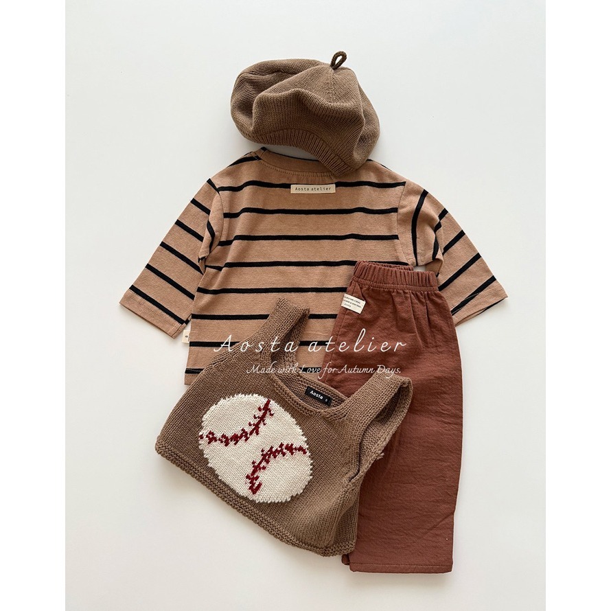 🇰🇷韓國童裝｜2025秋款🍂AOSTA針織短版背心-細節圖9