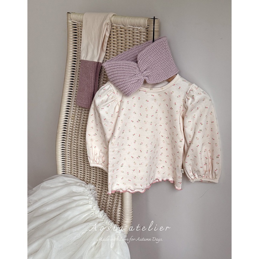 🇰🇷韓國童裝｜2025秋款🍂AOSTA扭結針織髮帶-細節圖2