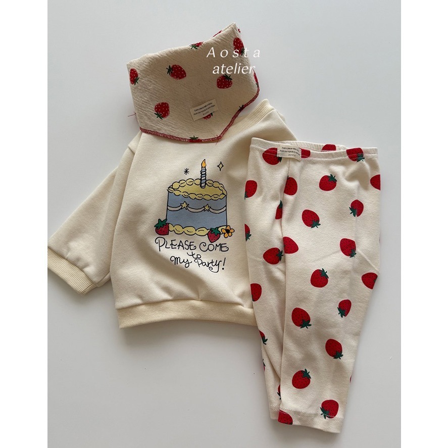 🇰🇷韓國童裝｜2025秋款🍂AOSTA🍓草莓內搭褲-細節圖6