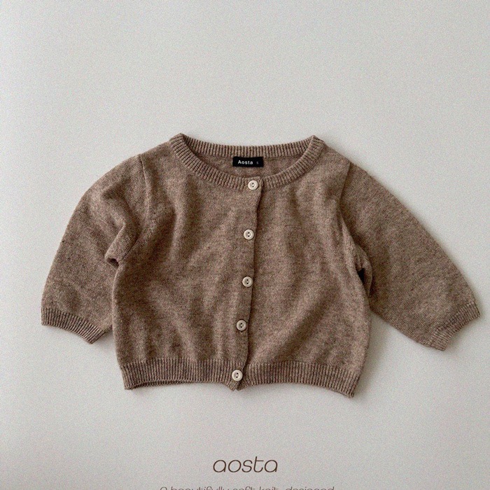 🇰🇷韓國童裝｜2026秋款🍂AOSTA針織外套🧶-規格圖3