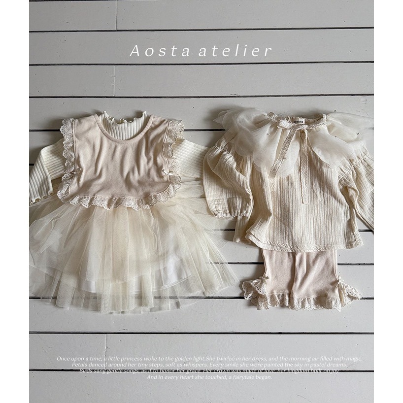 🇰🇷韓國童裝｜2025秋款🍂AOSTA百搭紗質披肩-細節圖8