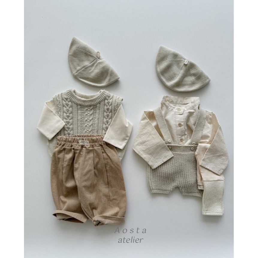 🇰🇷韓國童裝｜2025秋款🍂AOSTA極簡襯衫上衣-細節圖3