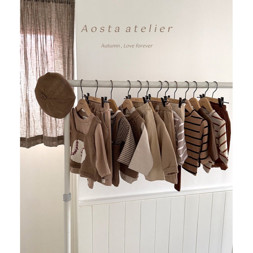 🇰🇷韓國童裝｜2025秋款🍂AOSTA羅紋直筒褲-細節圖2