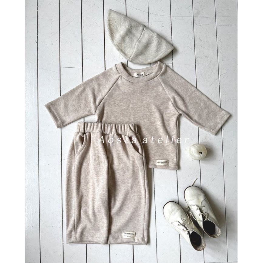 🇰🇷韓國童裝｜2025秋款🍂AOSTA羅紋上衣-細節圖6