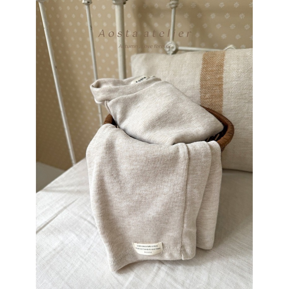 🇰🇷韓國童裝｜2025秋款🍂AOSTA羅紋上衣-細節圖7