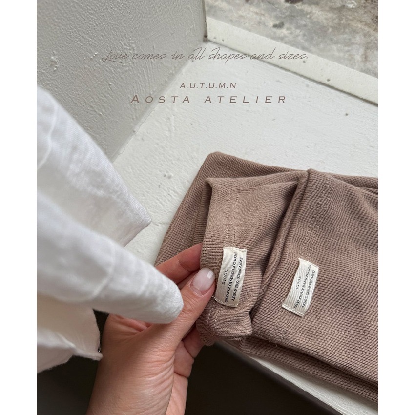 🇰🇷韓國童裝｜2025秋款🍂AOSTA羅紋上衣-細節圖9