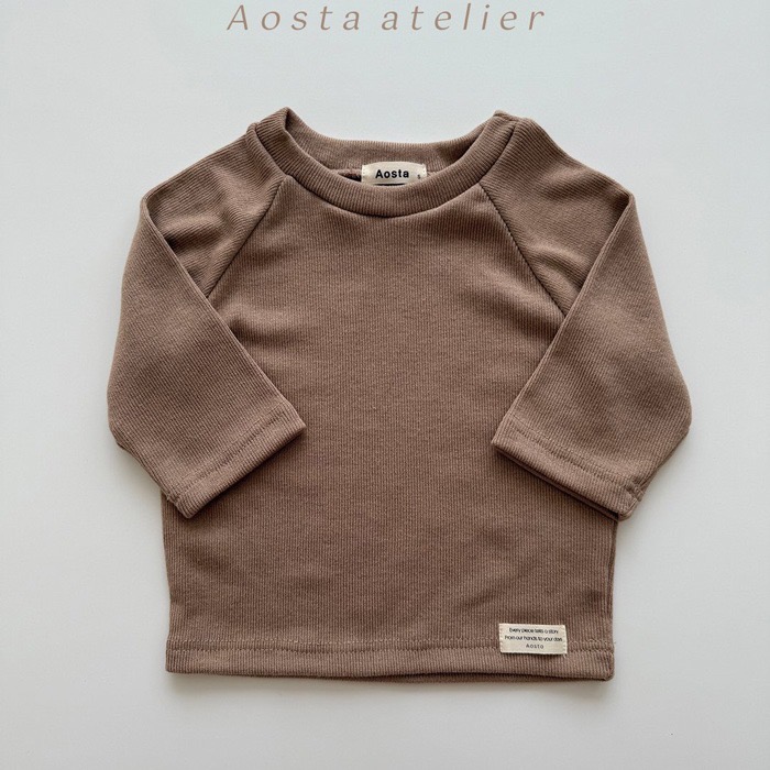 🇰🇷韓國童裝｜2025秋款🍂AOSTA羅紋上衣-規格圖9