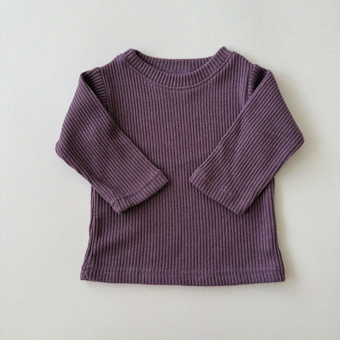 🇰🇷韓國童裝｜2026秋款🍂AOSTA直條紋素色上衣-規格圖8