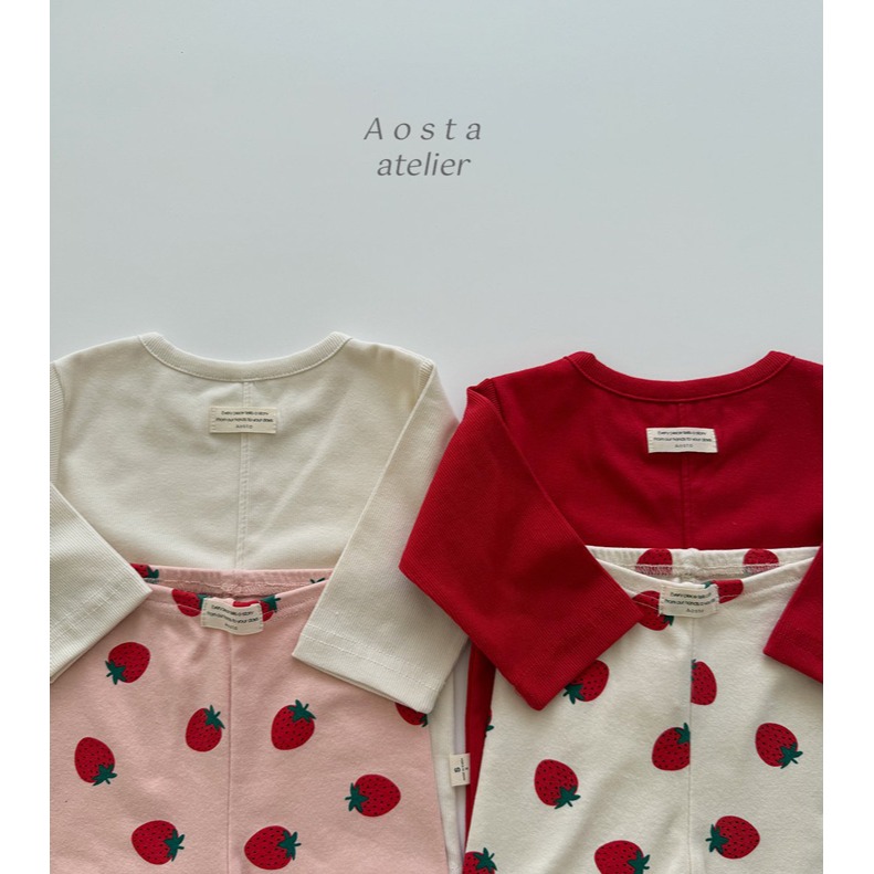 🇰🇷韓國童裝｜2025秋款🍂AOSTA羅紋T-shirt-細節圖9