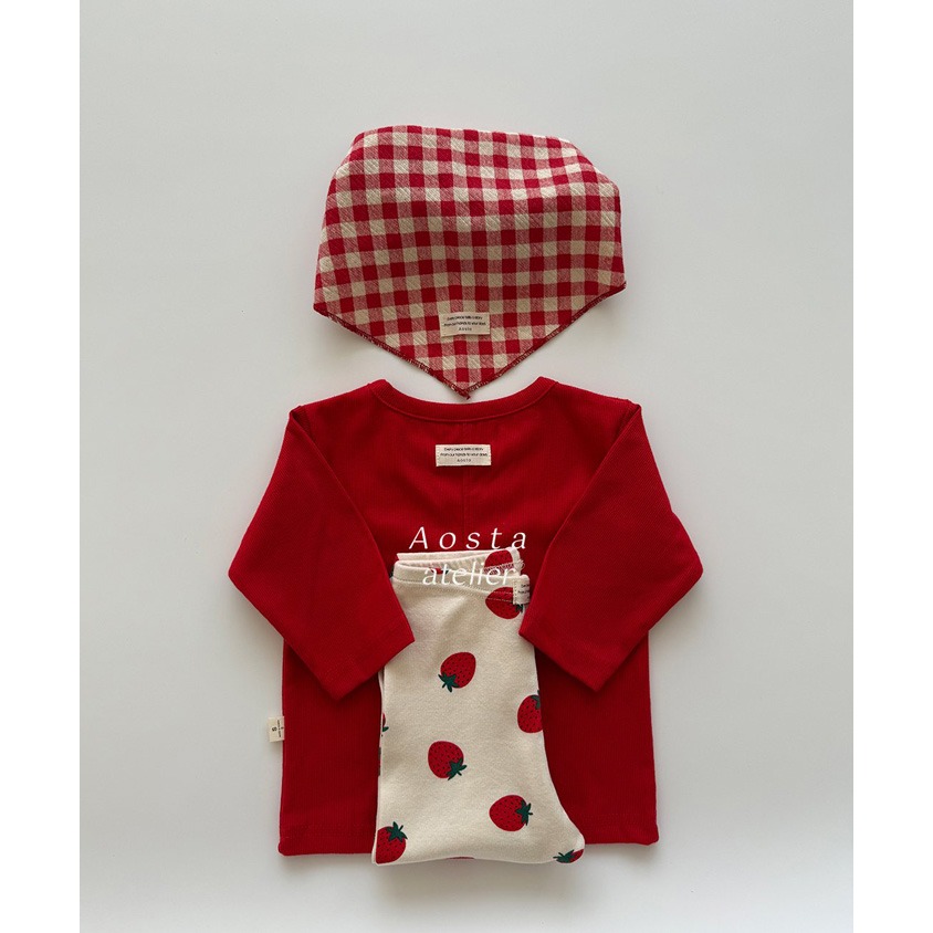 🇰🇷韓國童裝｜2025秋款🍂AOSTA羅紋T-shirt-細節圖10