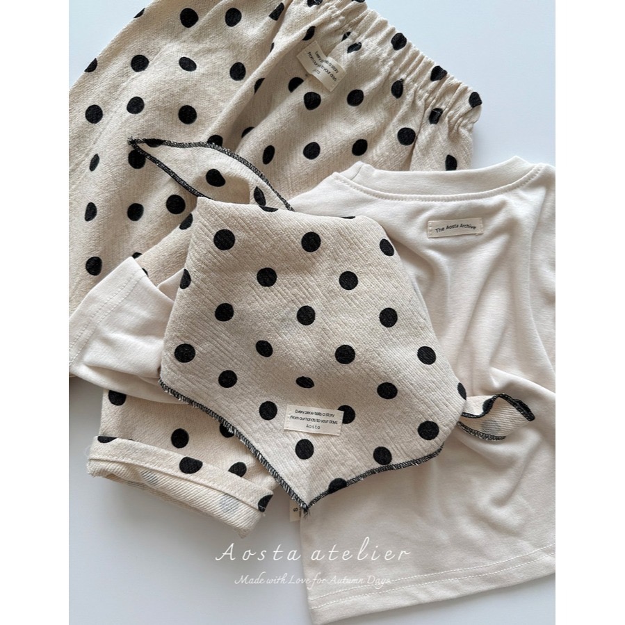 🇰🇷韓國童裝｜2025秋款🍂AOSTA素色棉質上衣-細節圖6