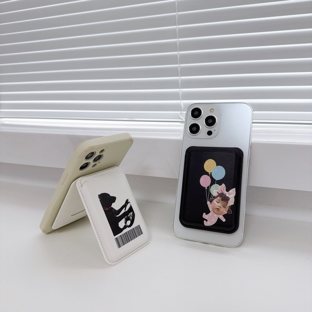 ⚠️8/28晚上九點結單⚠️寶寶客製化｜皮革磁吸卡夾-細節圖2