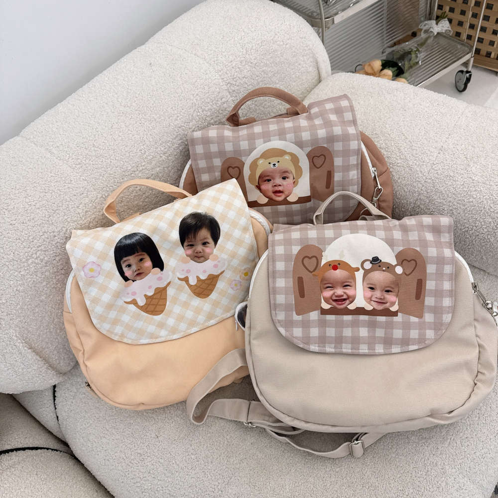 ⚠️8/28晚上九點結單⚠️寶寶客製化｜🌟後背包8月限定活動 贈送同款軟綿鑰匙圈🌟-細節圖4