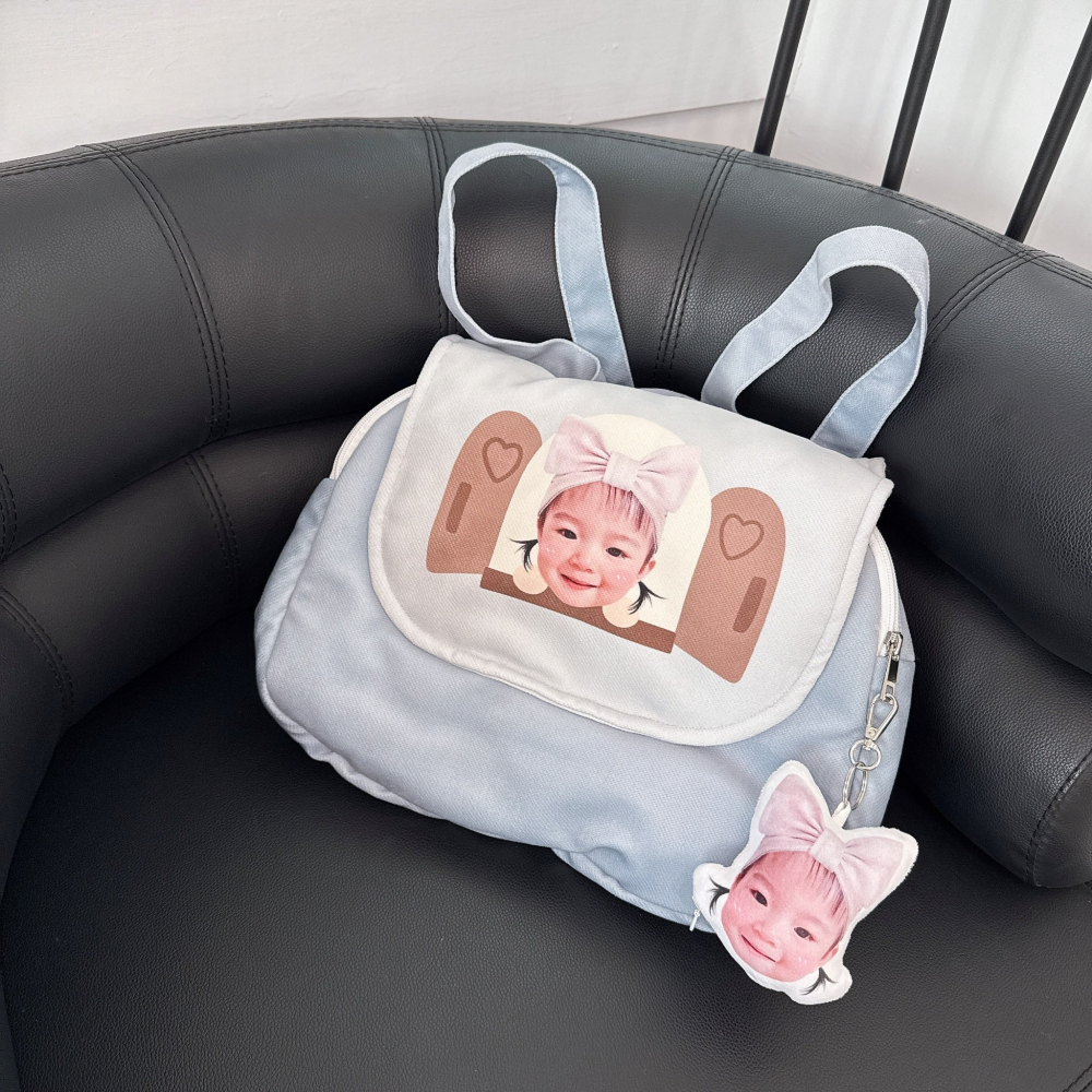 ⚠️8/28晚上九點結單⚠️寶寶客製化｜🌟後背包8月限定活動 贈送同款軟綿鑰匙圈🌟-細節圖7