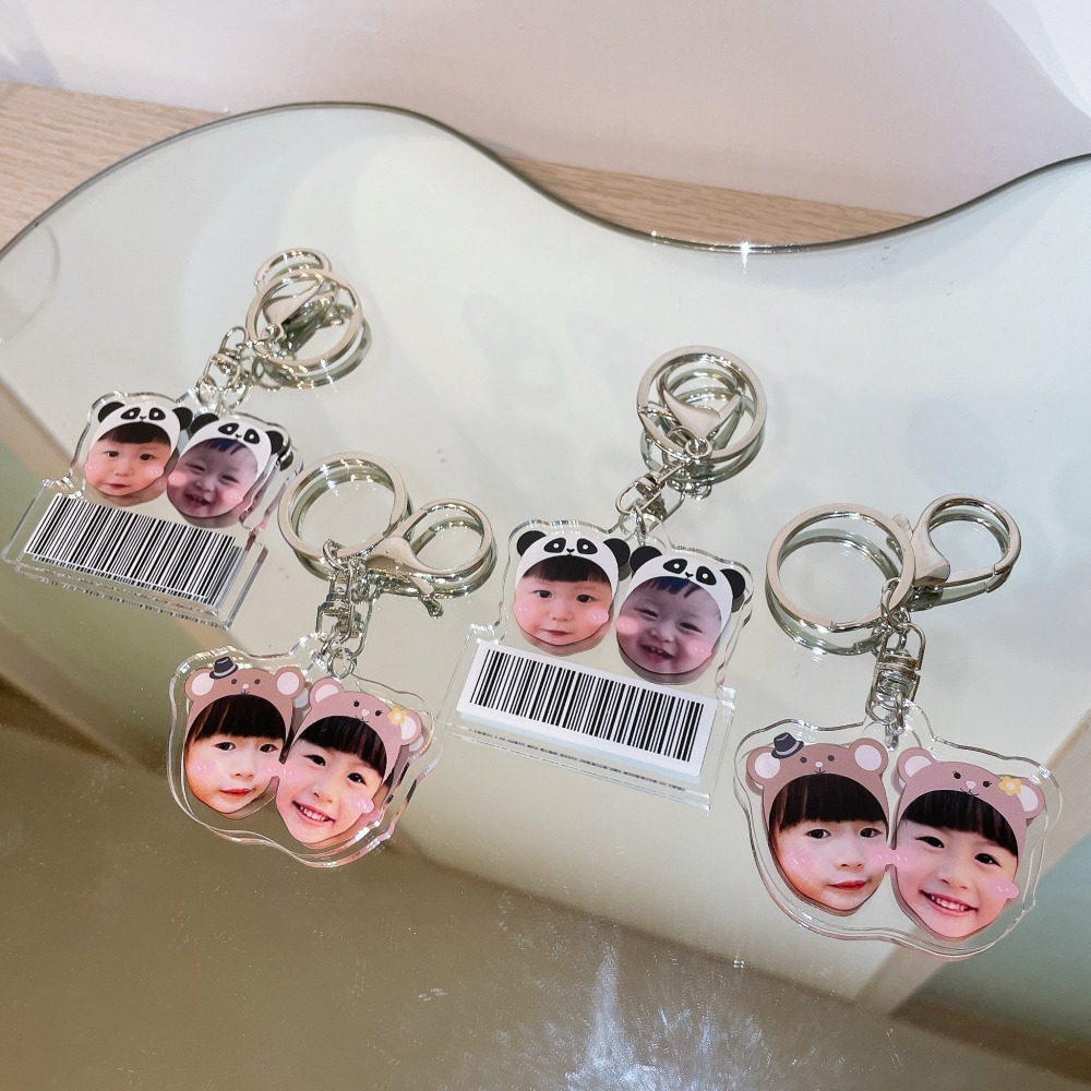⚠️8/28晚上九點結單⚠️寶寶客製化｜壓克力鑰匙圈(鑰匙圈一組同款2入)-細節圖5