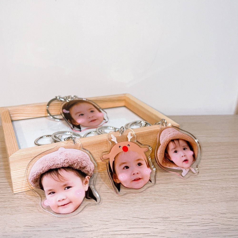 ⚠️3/22晚上九點結單⚠️寶寶客製化｜壓克力鑰匙圈(鑰匙圈一組同款2入)-細節圖6
